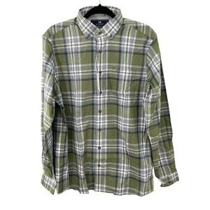 NWT Coast Men's Green "The‎ Anchor Buttondown" Long Sleeve Shirt Size Medium